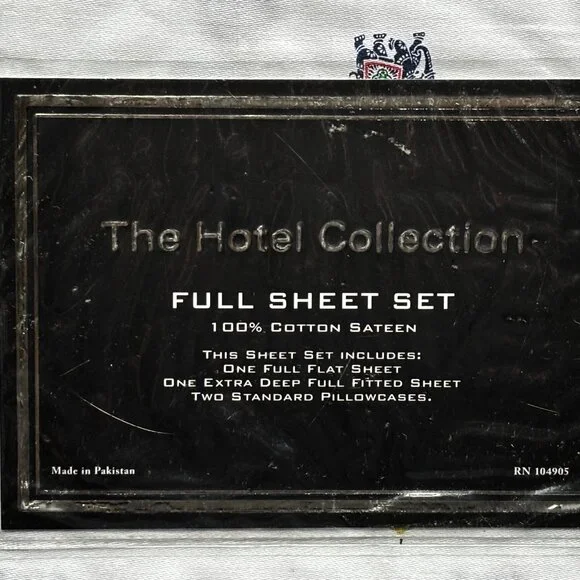 Hotel Collection Full Size Cotton ELEPHANTS Sheet Set-India Elephant Pattern